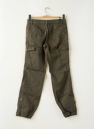 Pantalon cargo poches taille normale vert TEDDY SMITH homme