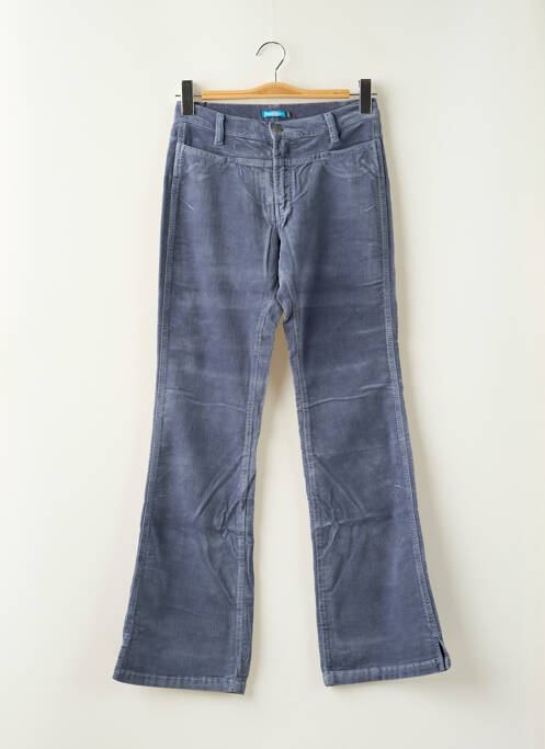 Pantalon flare stretch taille normale bleu TEDDY SMITH femme