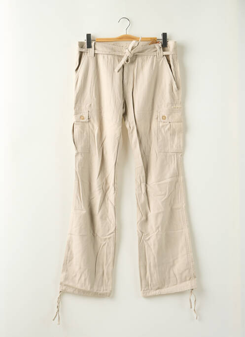 Pantalon cargo beige TEDDY SMITH pour femme