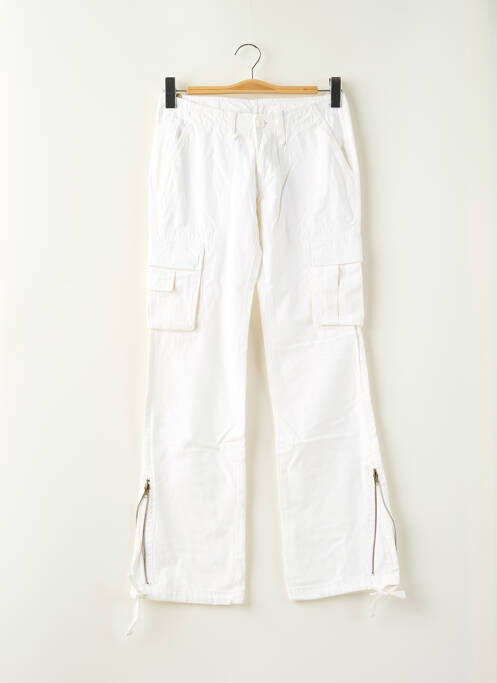 Pantalon flare blanc TEDDY SMITH pour femme