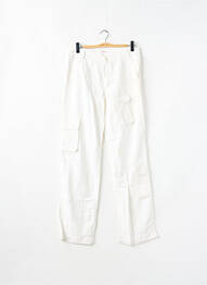 Pantalon cargo coupe droite taille normale beige SCHOOL RAG femme