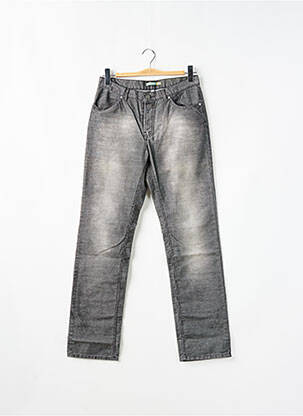 Pantalon slim stretch taille normale gris SCHOOL RAG femme