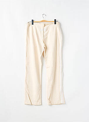 Pantalon droit stretch taille normale beige SCHOOL RAG femme