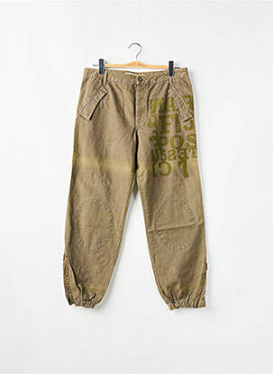 Pantalon cargo poches taille normale vert SCHOOL RAG femme