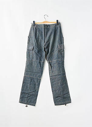 Pantalon cargo coupe droite taille normale bleu SCHOOL RAG femme