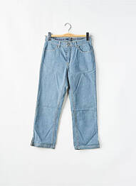 Jeans coupe slim stretch taille haute bleu SCHOOL RAG femme
