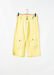 Pantacourt taille normale taille normale jaune SCHOOL RAG femme