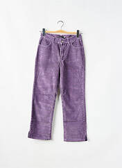 Pantalon 7/8 violet SCHOOL RAG pour femme seconde vue