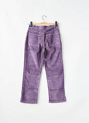 Pantalon 7/8 violet SCHOOL RAG pour femme seconde vue