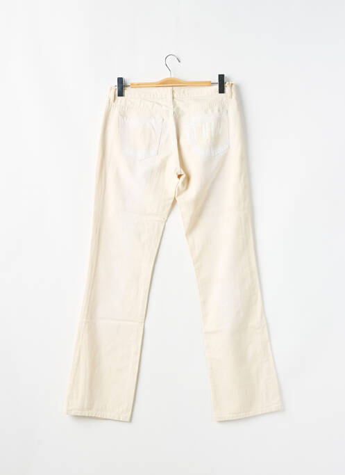 Jeans coupe droite beige SCHOOL RAG pour femme