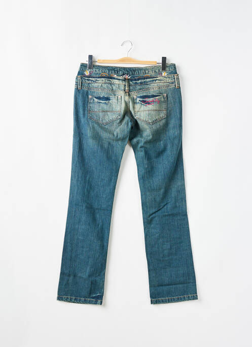 Jeans coupe droite bleu SCHOOL RAG femme