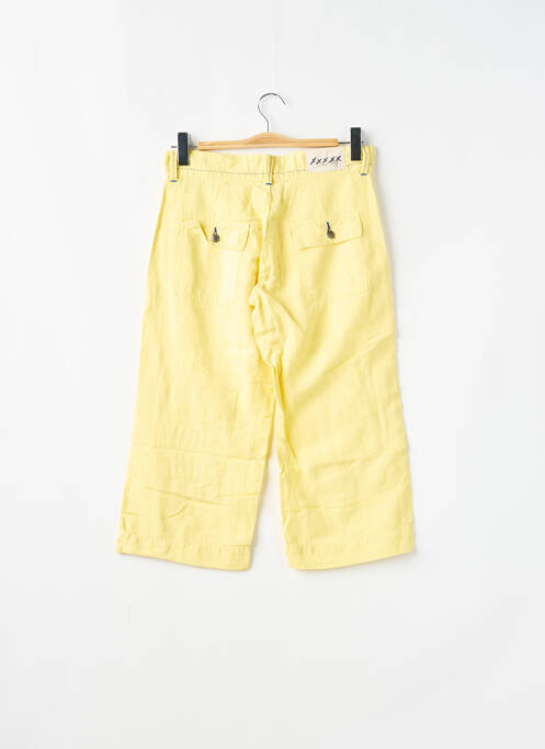 Pantacourt jaune SCHOOL RAG femme