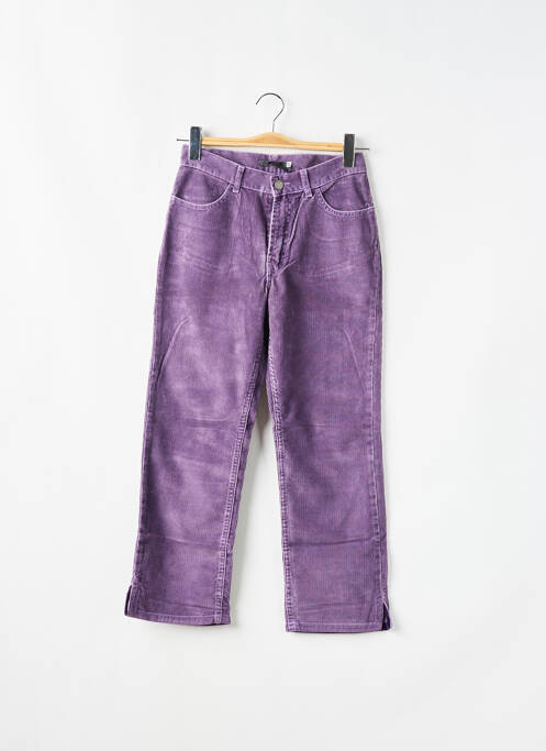 Pantalon 7/8 violet SCHOOL RAG pour femme