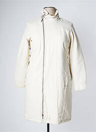 Manteau long coupe cintrée sans capuche beige TEDDY SMITH femme