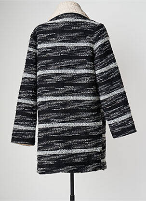 Manteau long finition intérieure fourrure synthétique sans capuche noir MOLLY BRACKEN femme