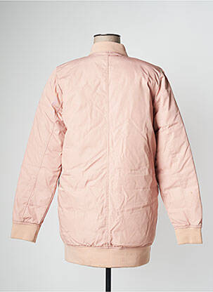 Blouson effet matière satinée rose VANS femme