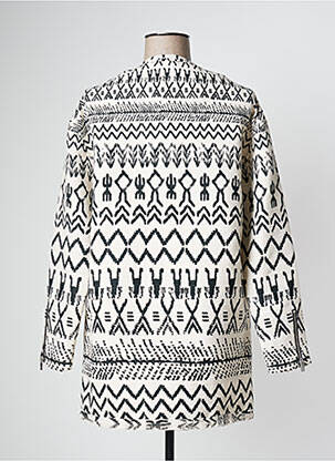 Veste casual col rond blanc MAISON SCOTCH femme