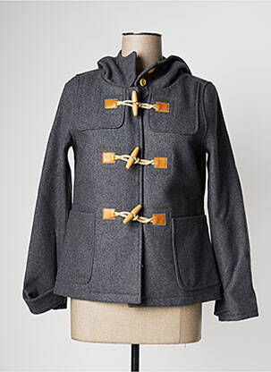 Manteau court gris LEVIS pour femme