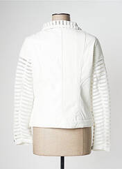 Veste simili cuir blanc MOLLY BRACKEN pour femme seconde vue