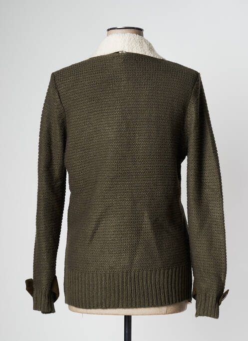 Gilet manches longues vert LA P'TITE ETOILE femme