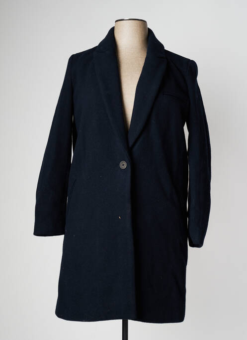 Manteau long bleu SCHOOL RAG pour femme