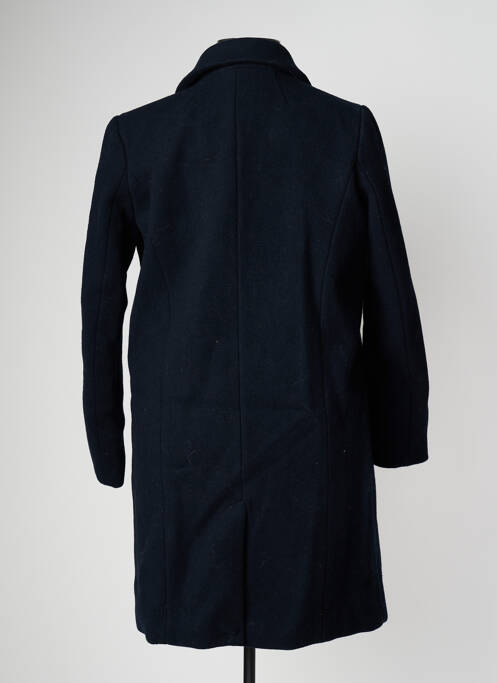Manteau long bleu SCHOOL RAG pour femme