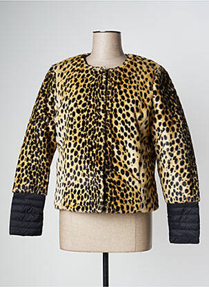Manteau court poches sans capuche beige GERTRUDE femme