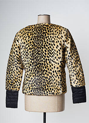 Manteau court poches sans capuche beige GERTRUDE femme