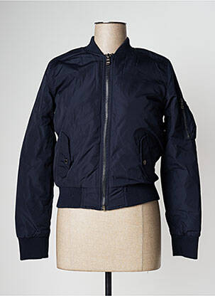 Blouson effet matière satinée bleu DN.SIXTY SEVEN femme