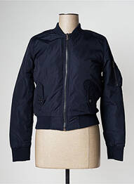 Blouson effet matière satinée bleu DN.SIXTY SEVEN femme