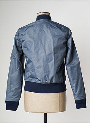 Blouson tissage matelassé gris fonce SCHOTT femme