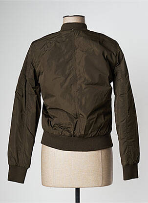 Blouson effet matière satinée vert DN.SIXTY SEVEN femme