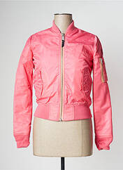 Blouson rose SCHOTT pour femme seconde vue