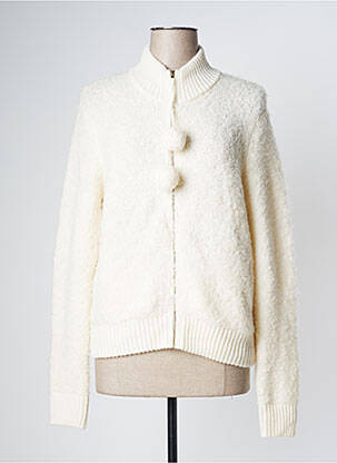 Gilet manches longues beige MARIE-SIXTINE pour femme