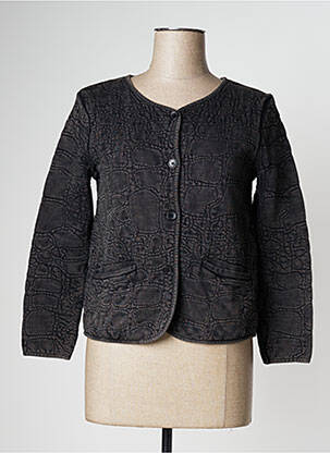 Veste casual gris LEON & HARPER pour femme