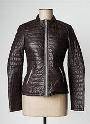 Veste en cuir marron OAKWOOD pour femme seconde vue
