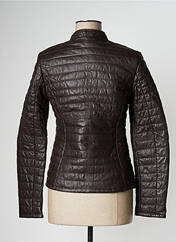 Veste en cuir marron OAKWOOD pour femme seconde vue