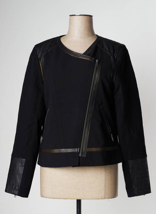 Veste casual col tailleur noir 2TWO femme