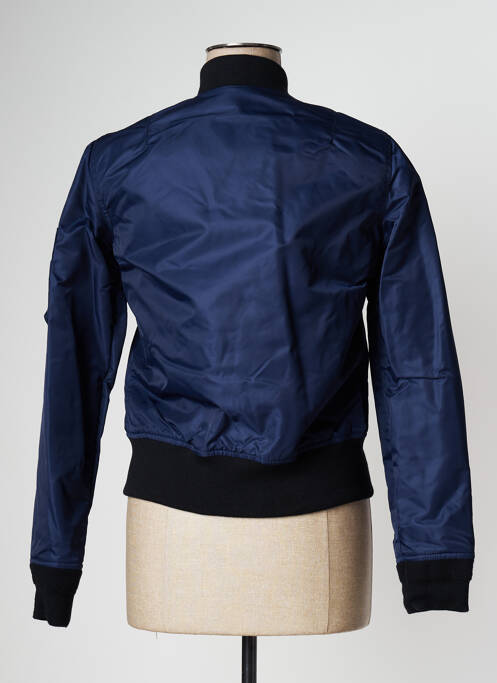 Blouson bleu SCHOTT pour femme