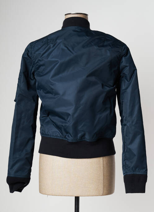 Blouson bleu fonce SCHOTT pour femme