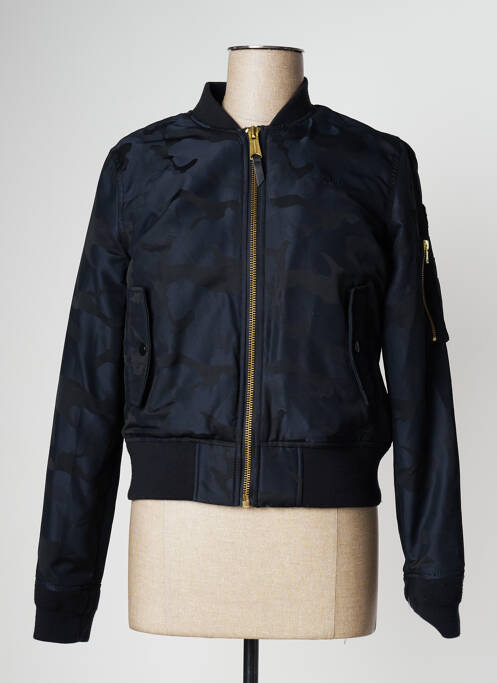 Blouson bleu SCHOTT pour femme