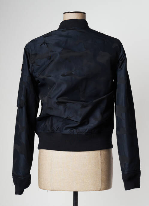 Blouson bleu SCHOTT pour femme