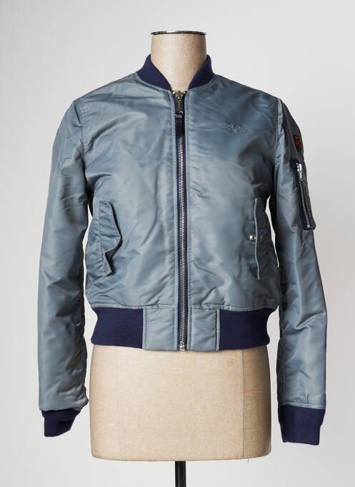 Blouson gris SCHOTT pour femme