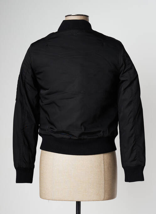 Blouson noir BOMBERS pour femme