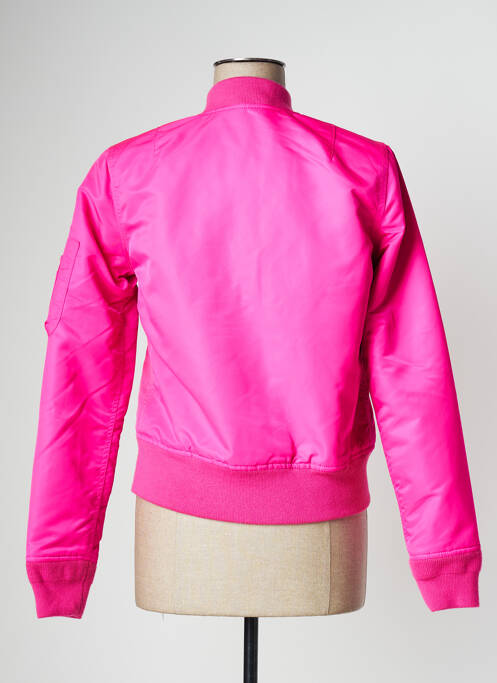 Blouson rose fonce SCHOTT pour femme