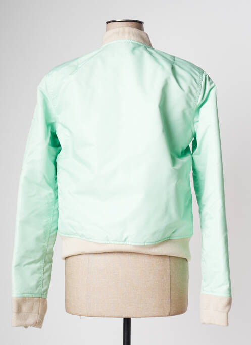 Blouson vert SCHOTT pour femme