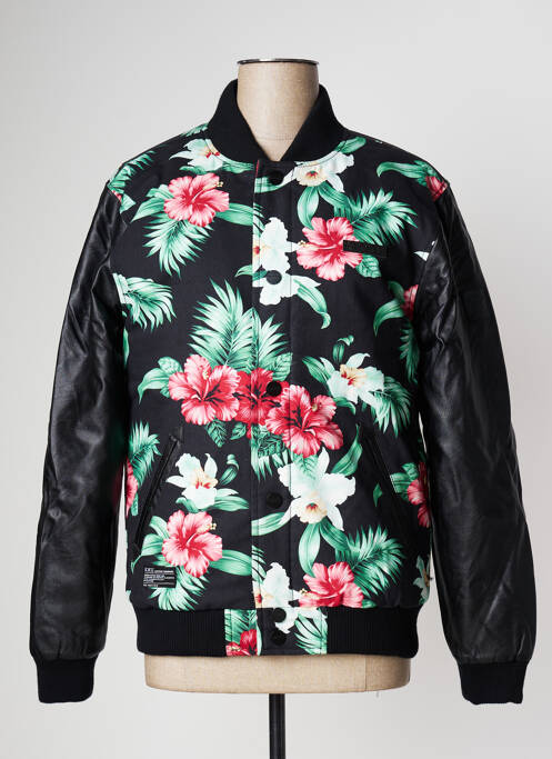 Blouson noir TWO ANGLE pour homme