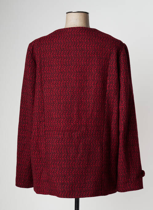 Manteau court rouge YUMI pour femme