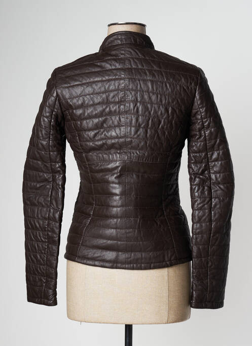 Veste en cuir marron OAKWOOD pour femme