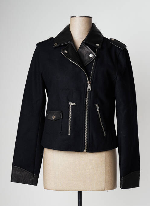 Veste en cuir noir OAKWOOD pour femme